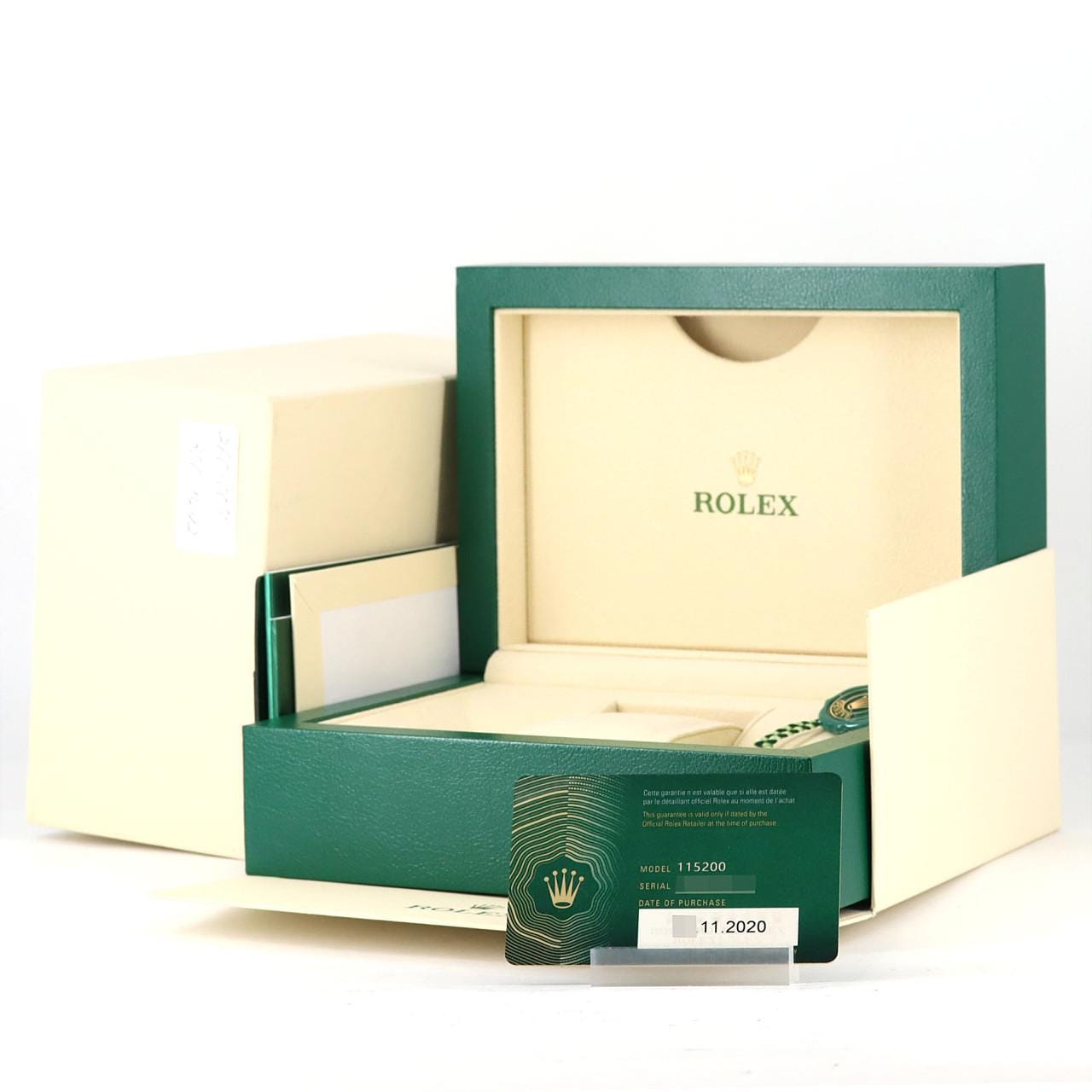 ロレックス オイスターパーペチュアルデイト 115200 SS 自動巻 ランダム番