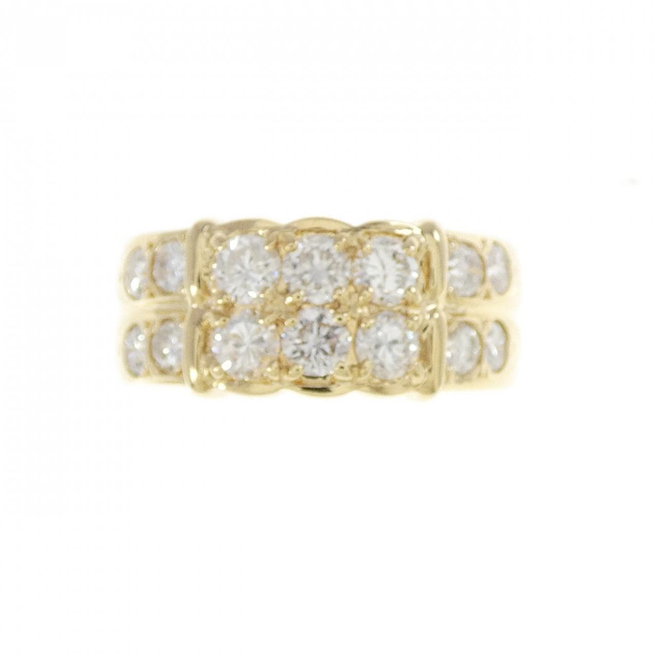 K18YG ダイヤモンド リング 1.10CT