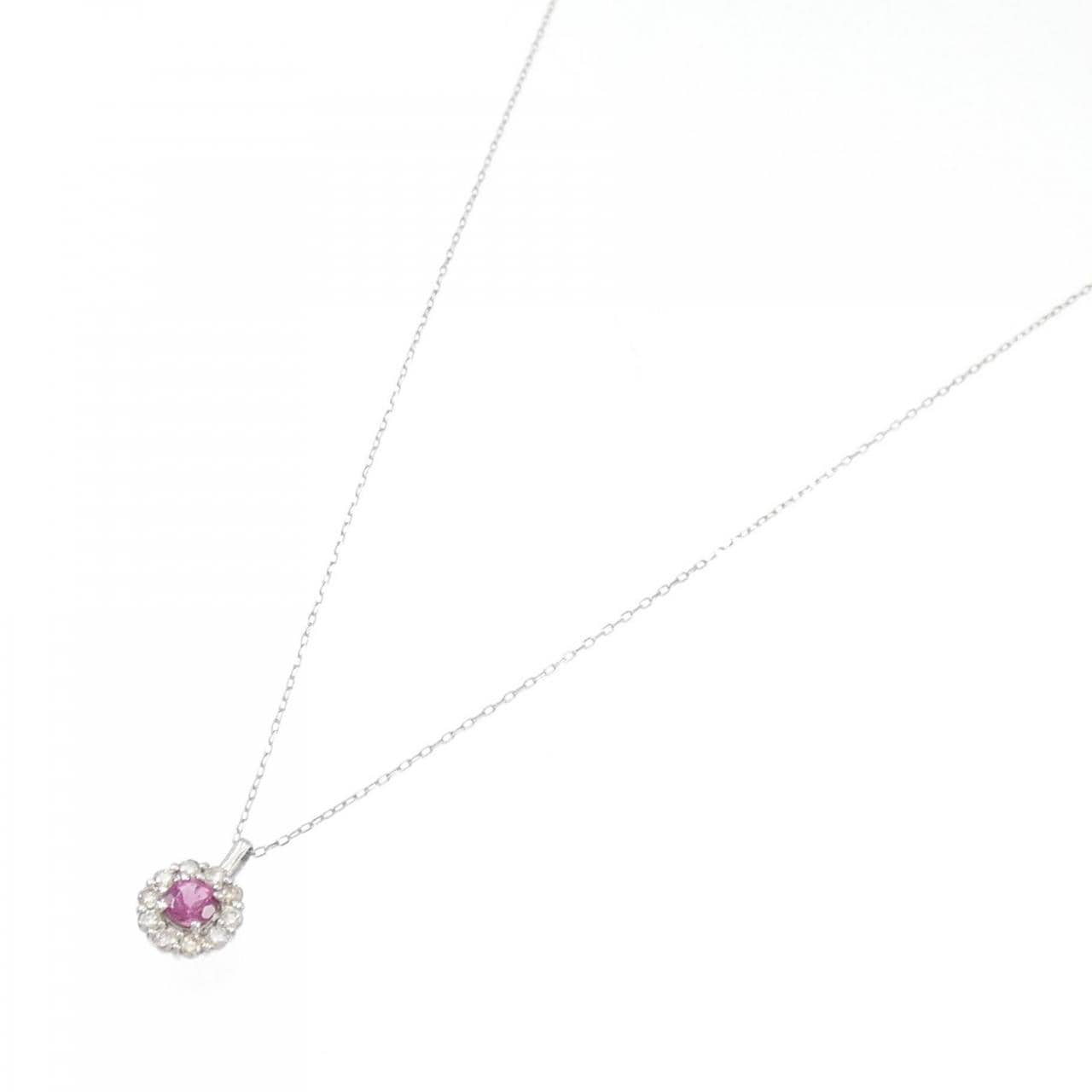 [BRAND NEW] PT Tourmaline Necklace 0.11CT