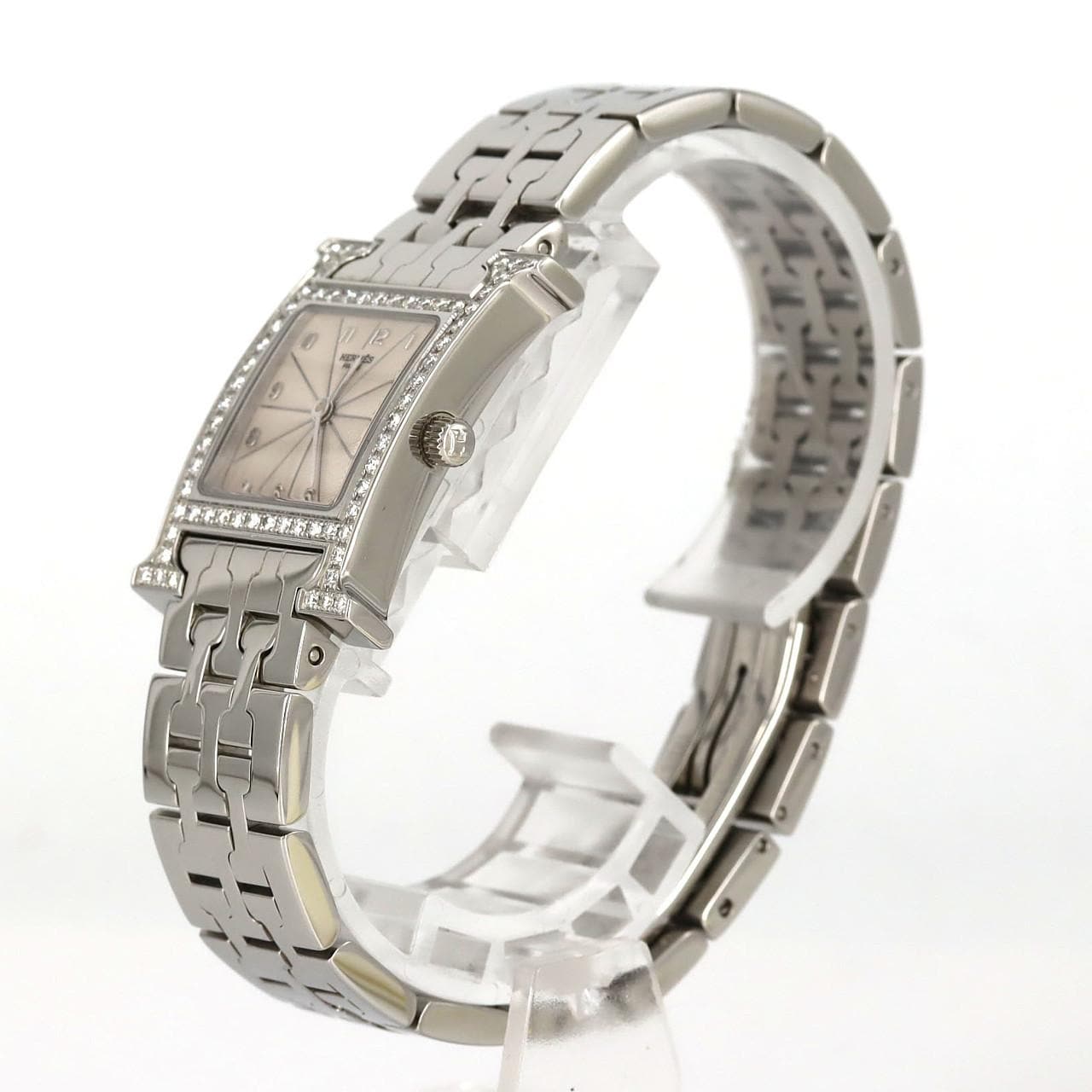 【ノーメンテナンス還元価格】エルメス Hウォッチ/D HH1.230 SS クォーツ