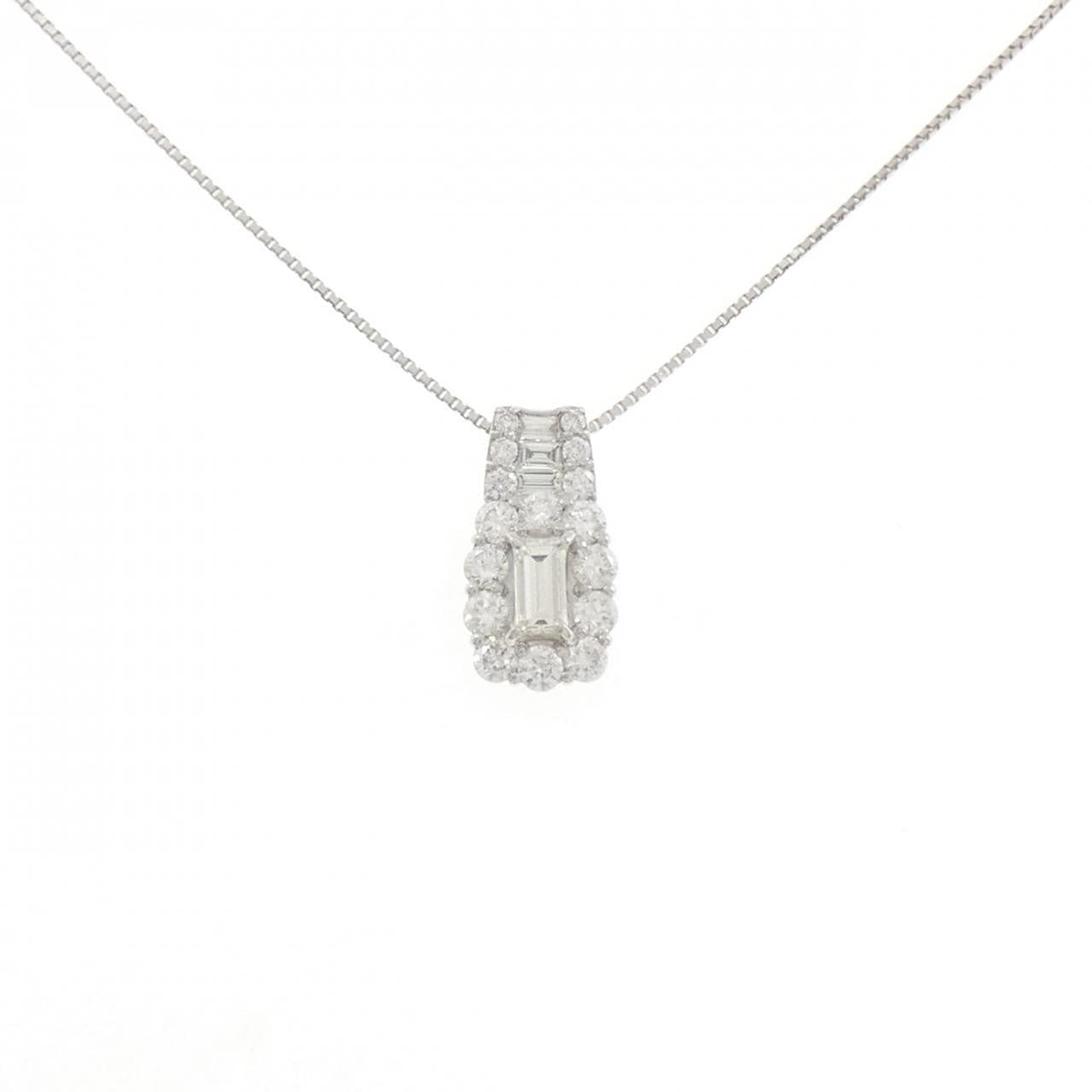 PT900/PT850 ダイヤモンド ネックレス 0.321CT K VS2 ファンシーカット
