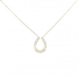 【リメイク】K10YG ダイヤモンド ネックレス 0.10CT