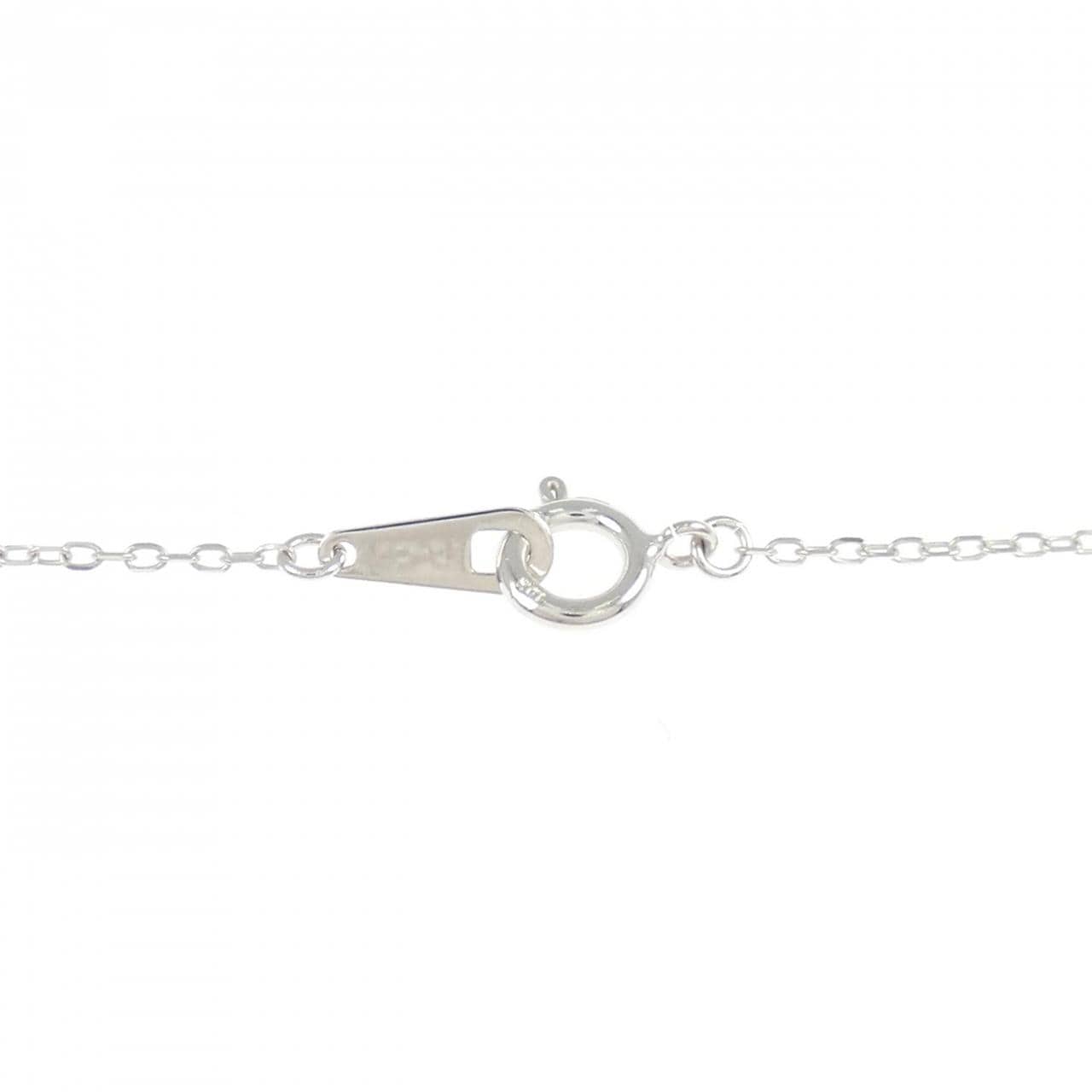 K10WG スター ダイヤモンド ネックレス 0.01CT