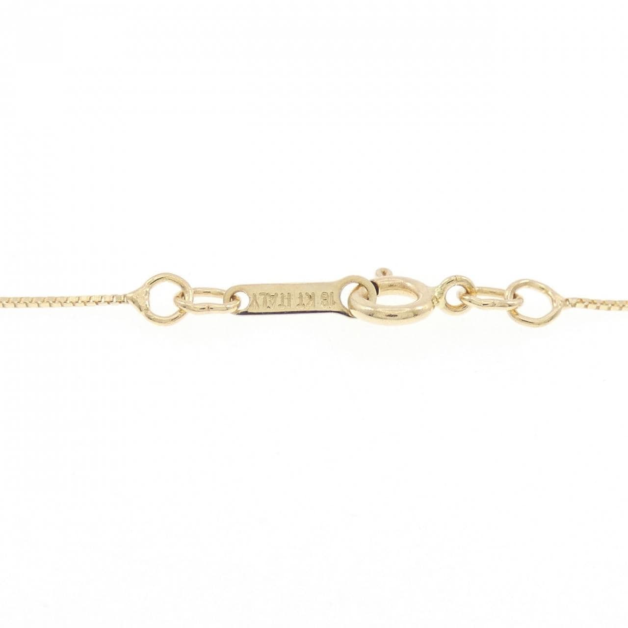 K18YG/18KTYG ト音記号 ルビー ネックレス