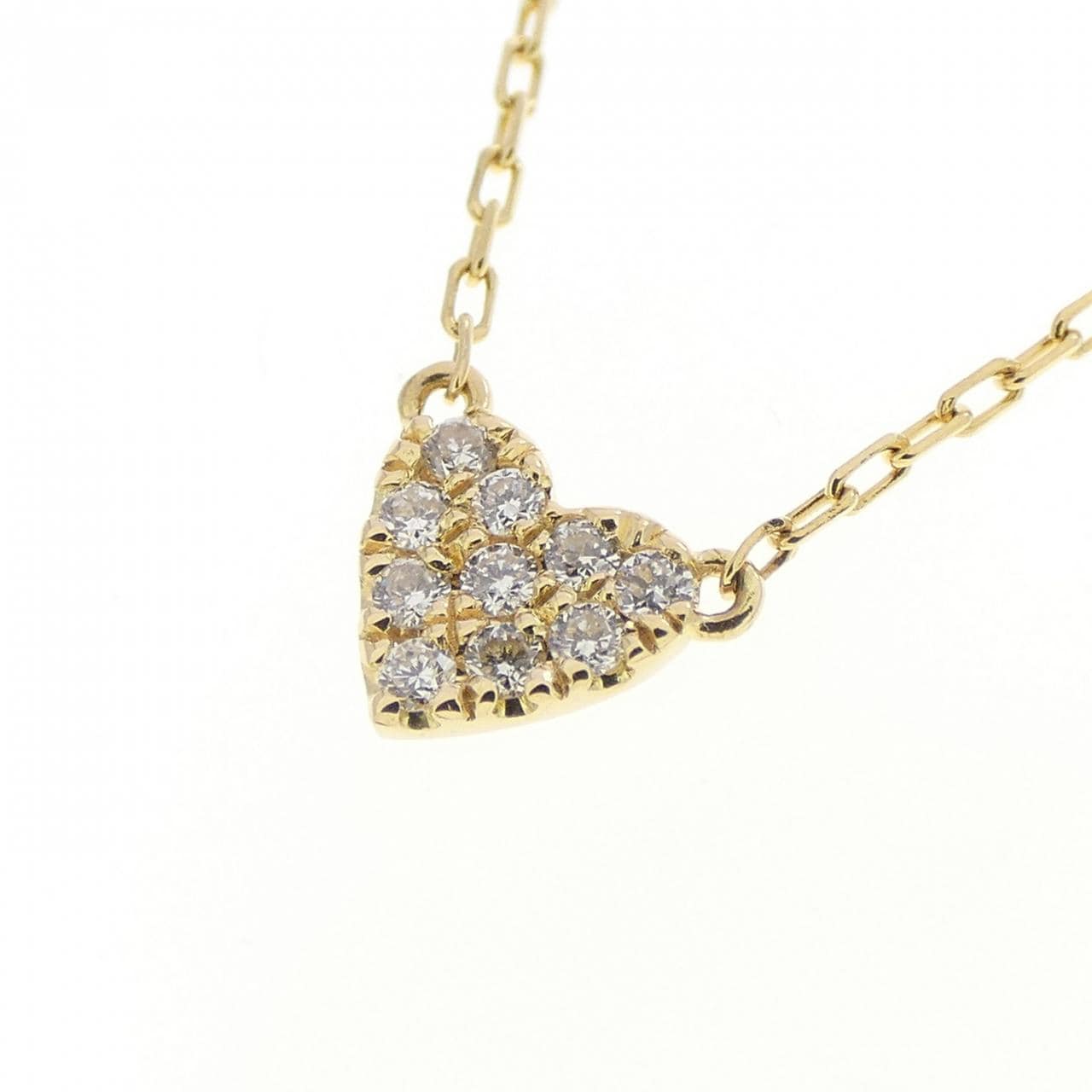 アーカー ハートパヴェ ネックレス 0.05CT