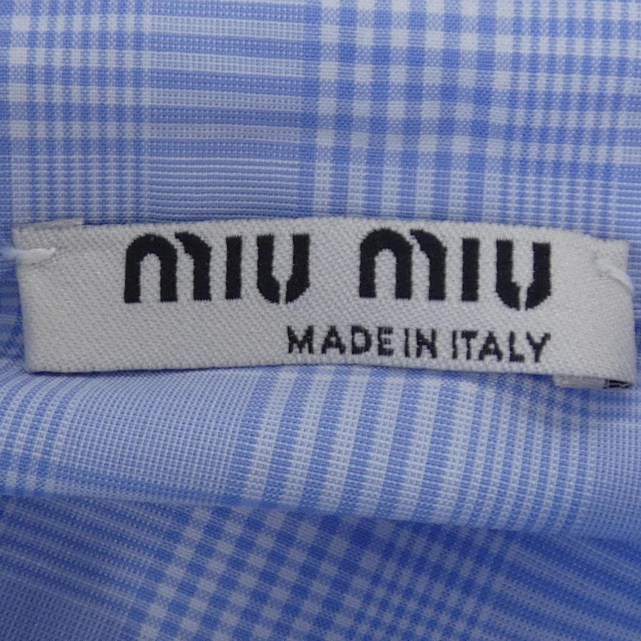 ミュウミュウ MIU MIU MK1531 1YJD S／Sシャツ