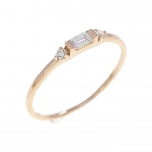 K18PG ダイヤモンド リング 0.11CT