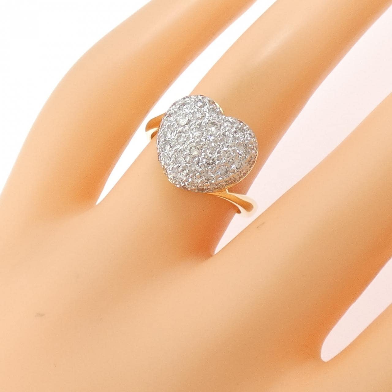 ポンテヴェキオ ハート ダイヤモンド リング 1.00CT