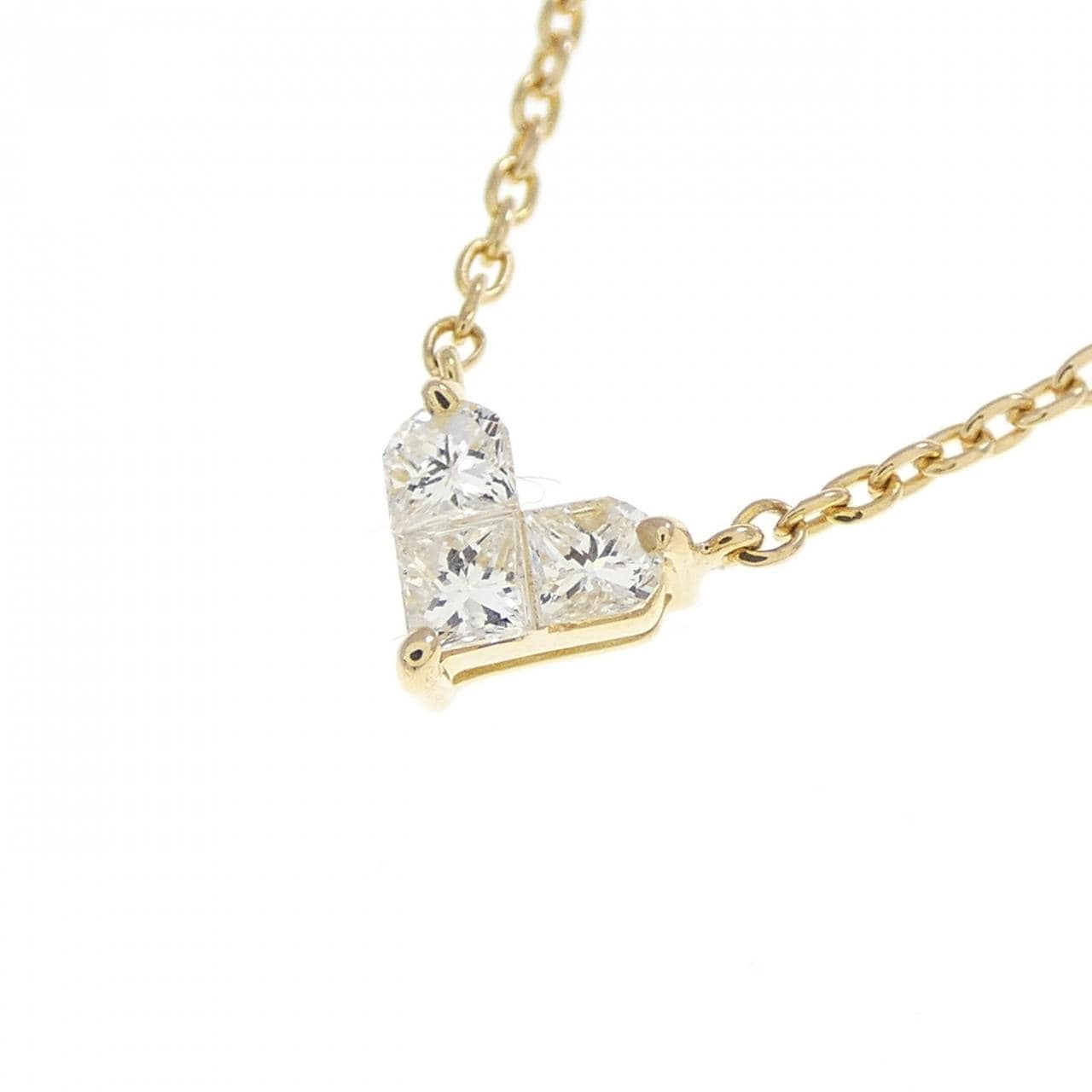 スタージュエリー ミステリアスハート ネックレス 0.15CT