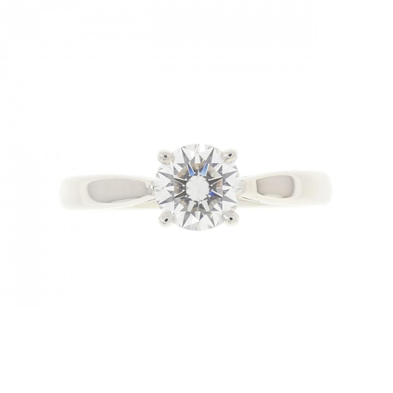 PT950 ダイヤモンド リング 0.52CT D VVS1 3EXT