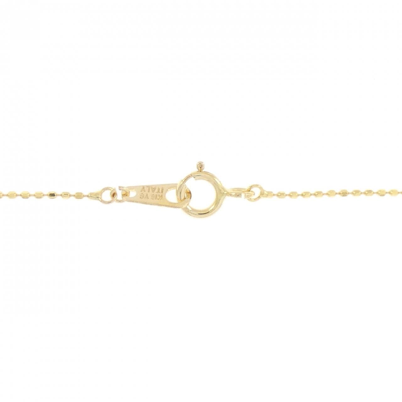 K18YG ダイヤモンド ネックレス 0.08CT