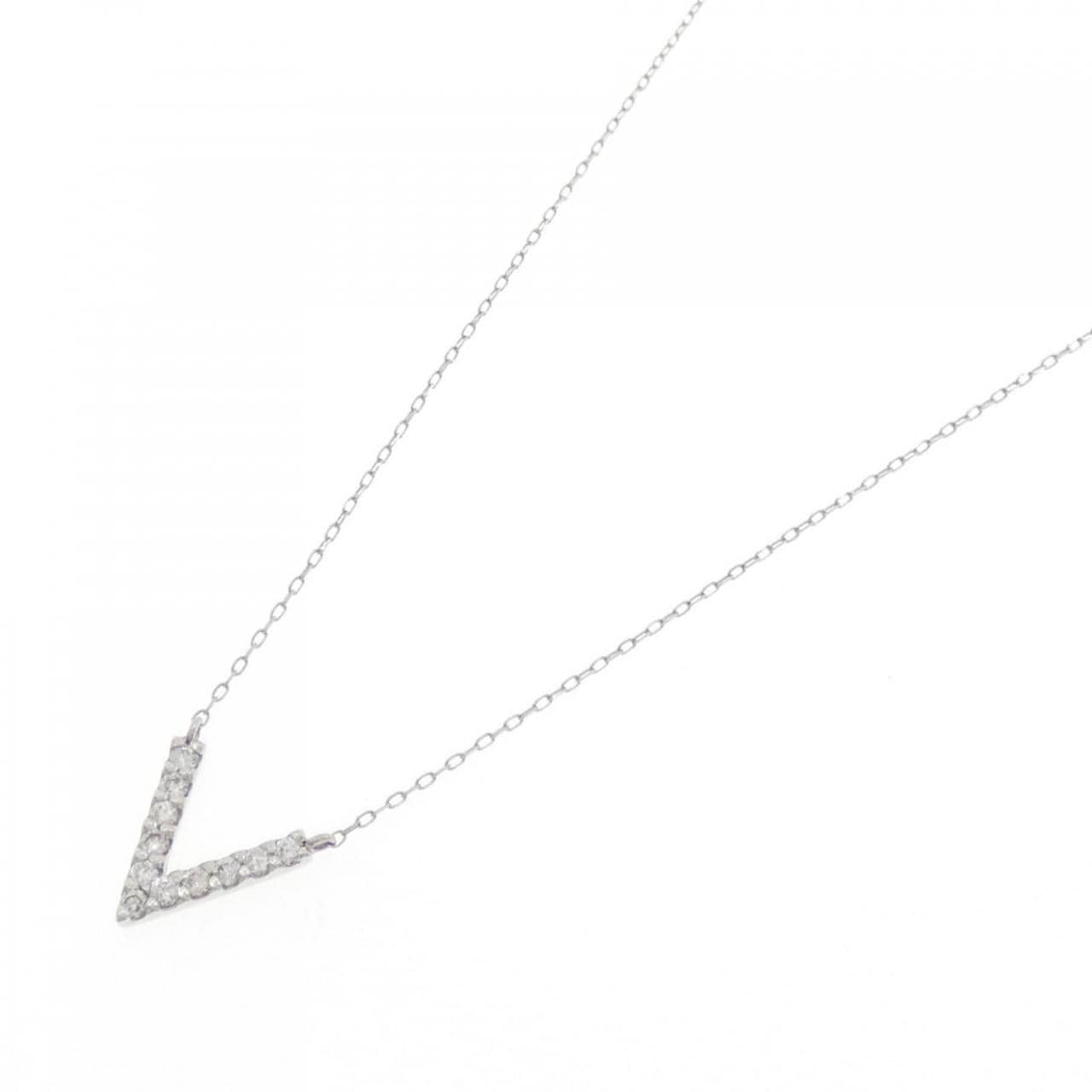 [BRAND NEW] PT Diamond Necklace 0.10CT