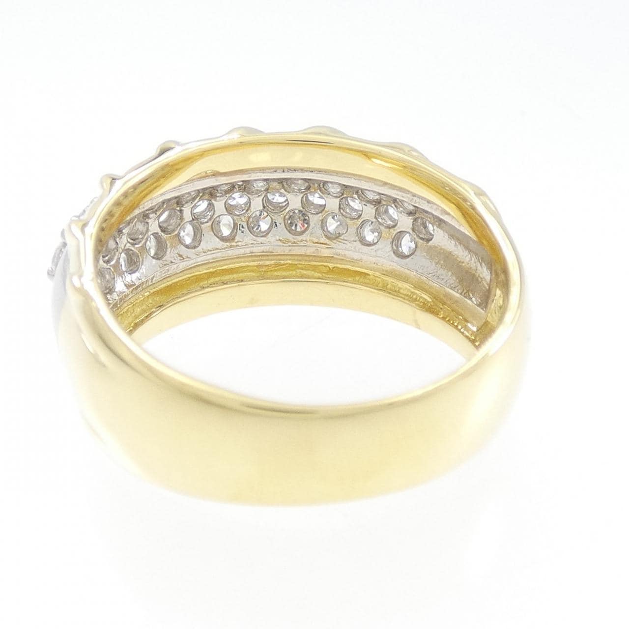 K18YG/PT900 ダイヤモンド リング 1.00CT