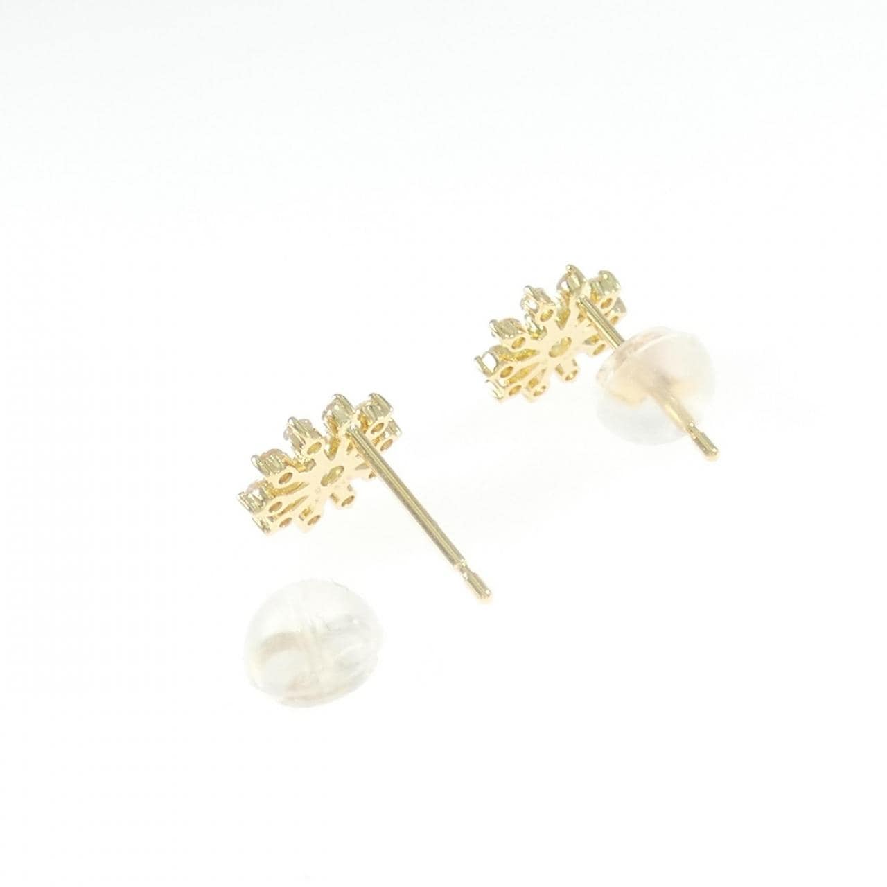 【リメイク】K18YG ダイヤモンド ピアス 0.30CT