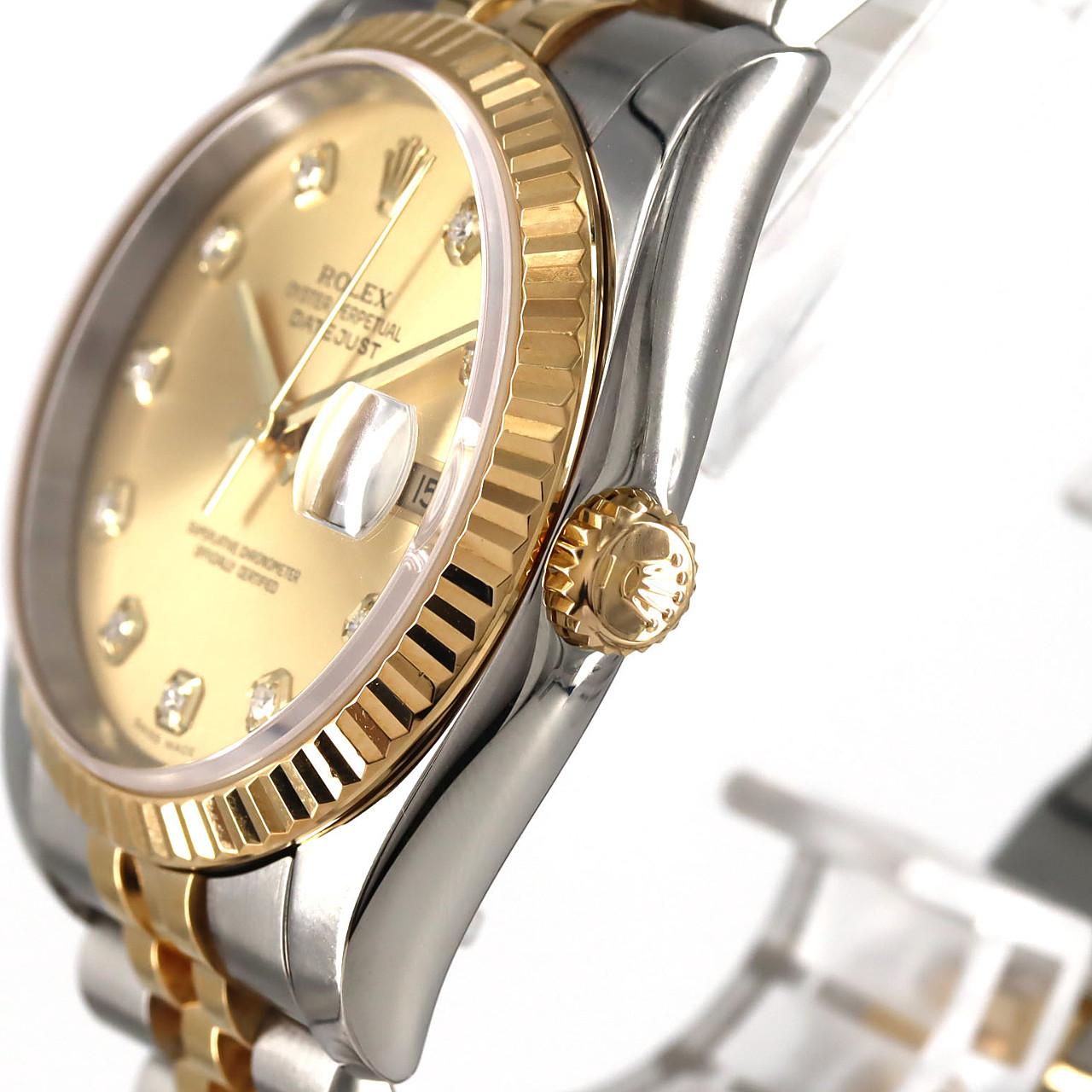 ロレックス デイトジャスト 116233G SSxYG 自動巻 F番