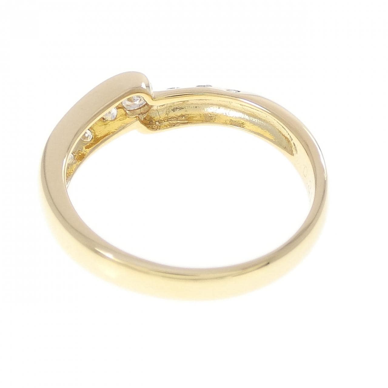 K18YG ダイヤモンド リング 0.21CT