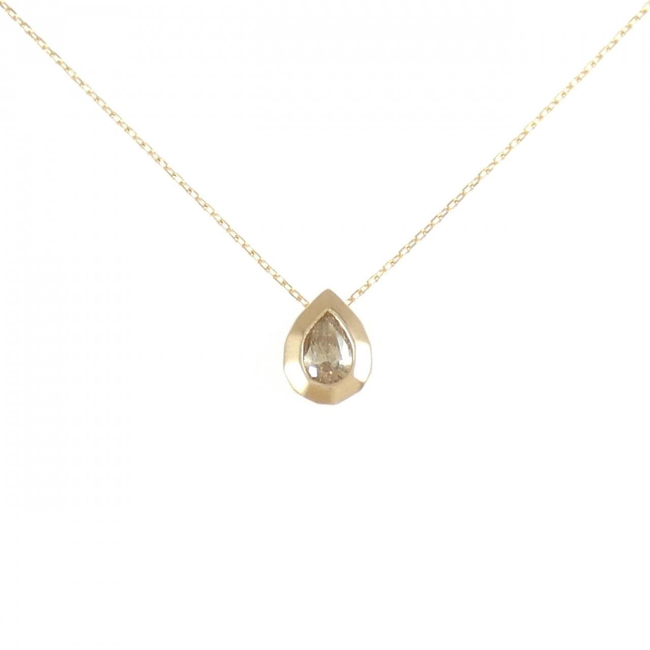 K18PG ダイヤモンド ネックレス 0.33CT