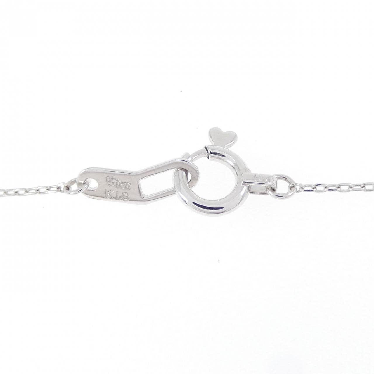 スタージュエリー ハート ダイヤモンド ネックレス 0.06CT