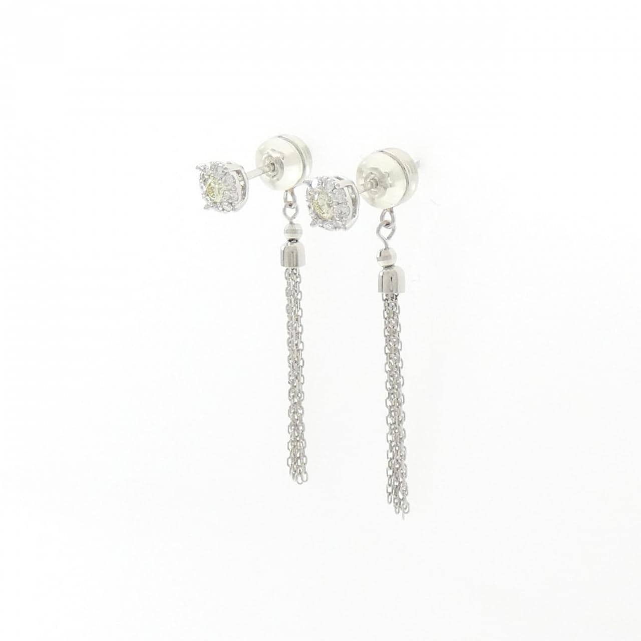 PT ダイヤモンド ピアス 0.342CT