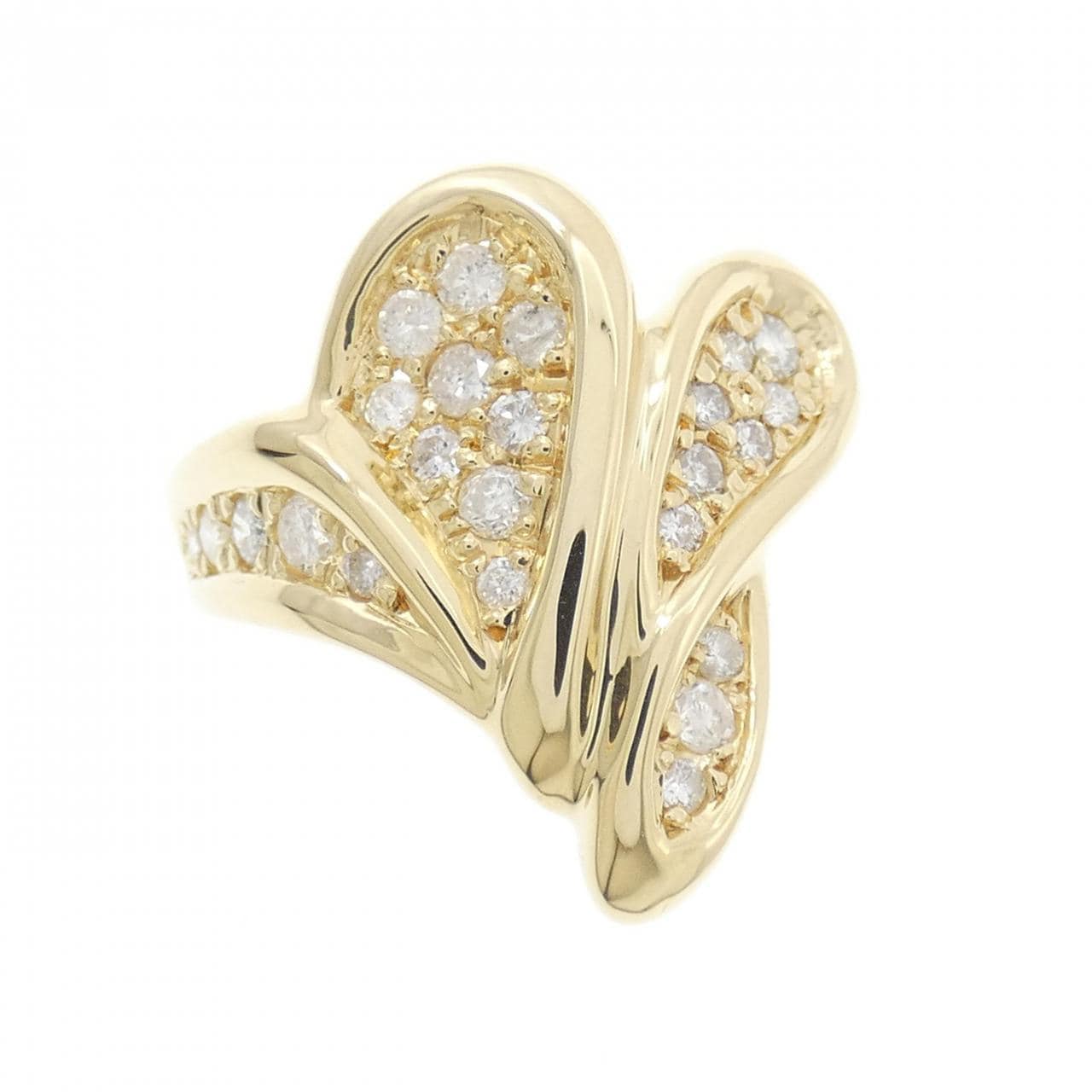 K18YG ダイヤモンド リング 0.50CT