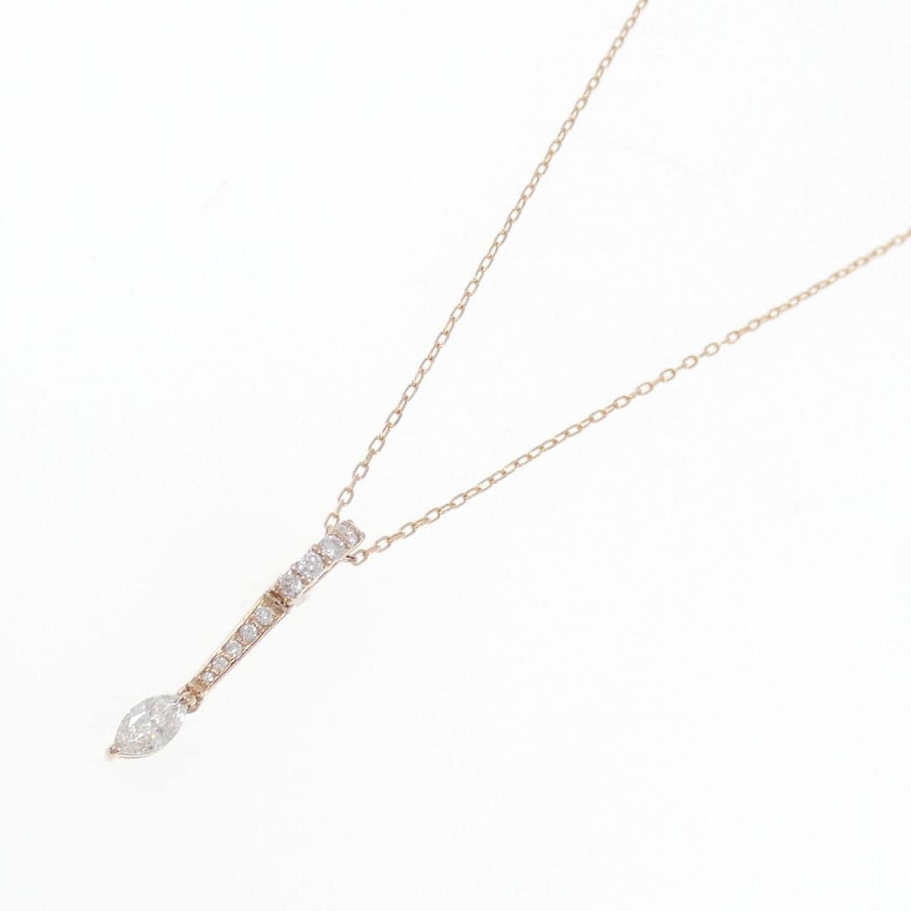 K18PG Diamond necklace