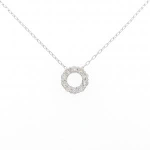 K18WG ダイヤモンド ネックレス 0.30CT