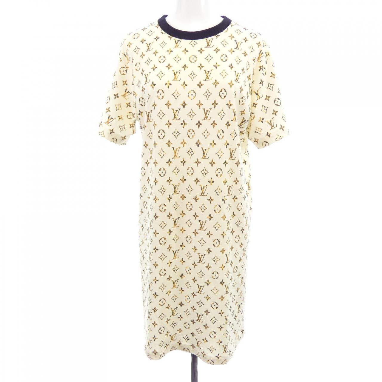 ルイヴィトン LOUIS VUITTON パイソンモノグラムTシャツドレス FOJD85262 カットワンピース