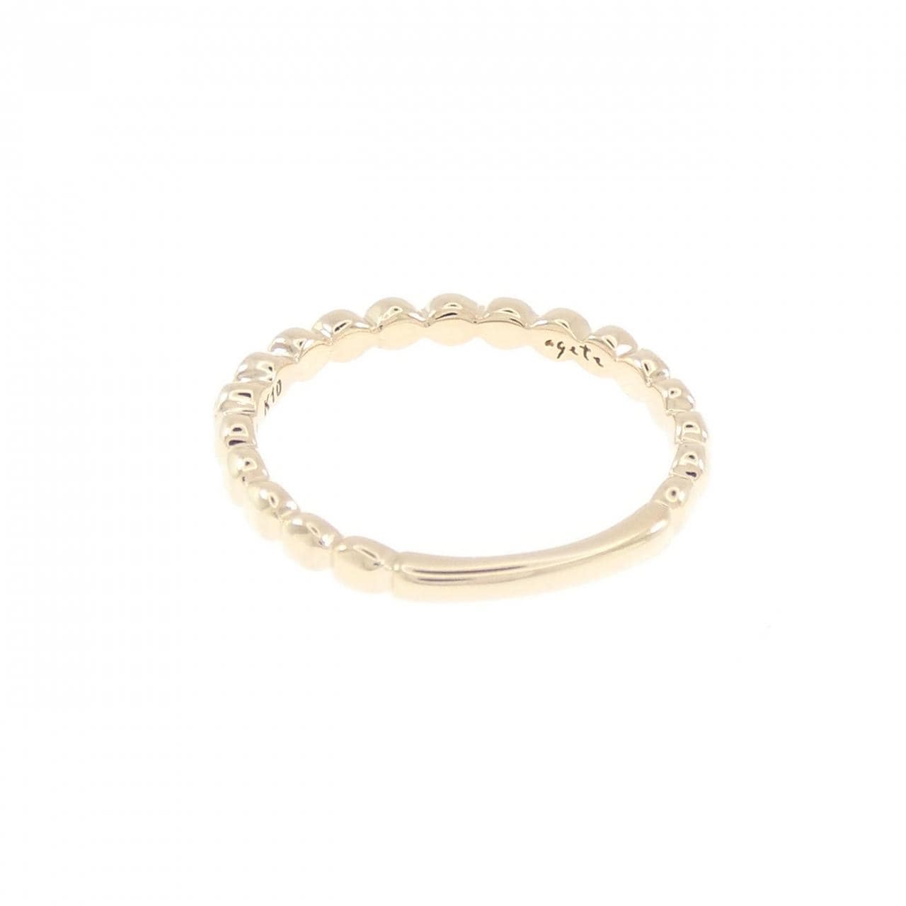 アガット ダイヤモンド ピンキーリング 0.07CT