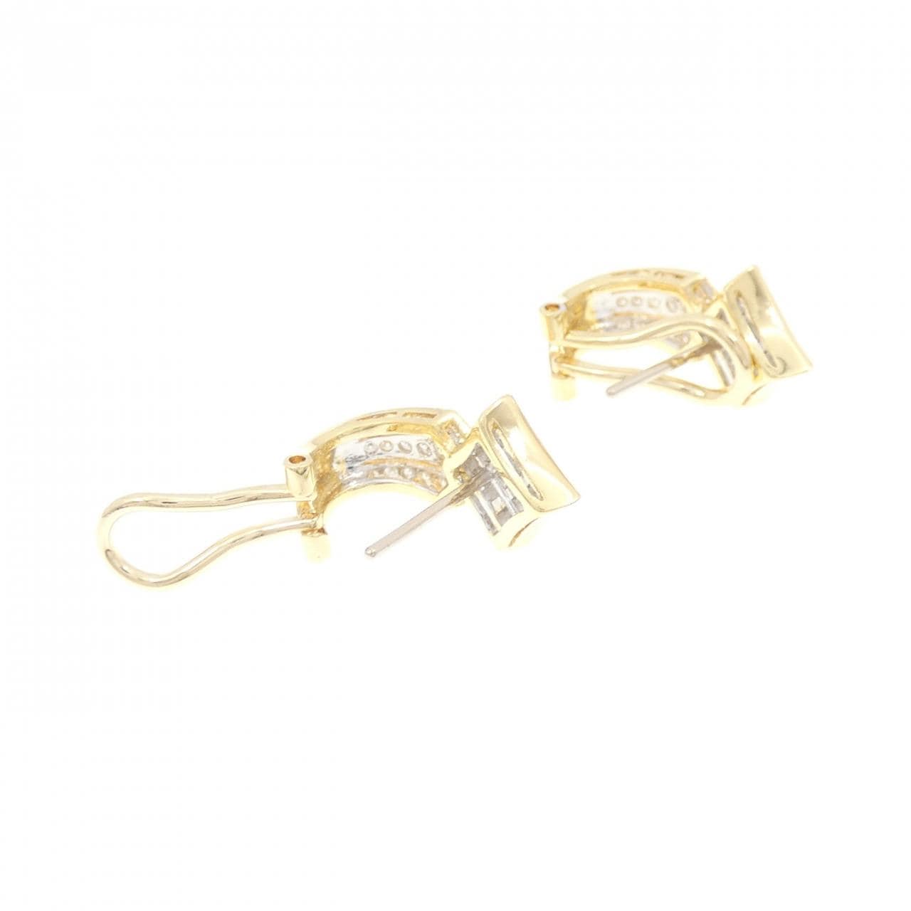 K18YG ダイヤモンド ピアス 1.36CT