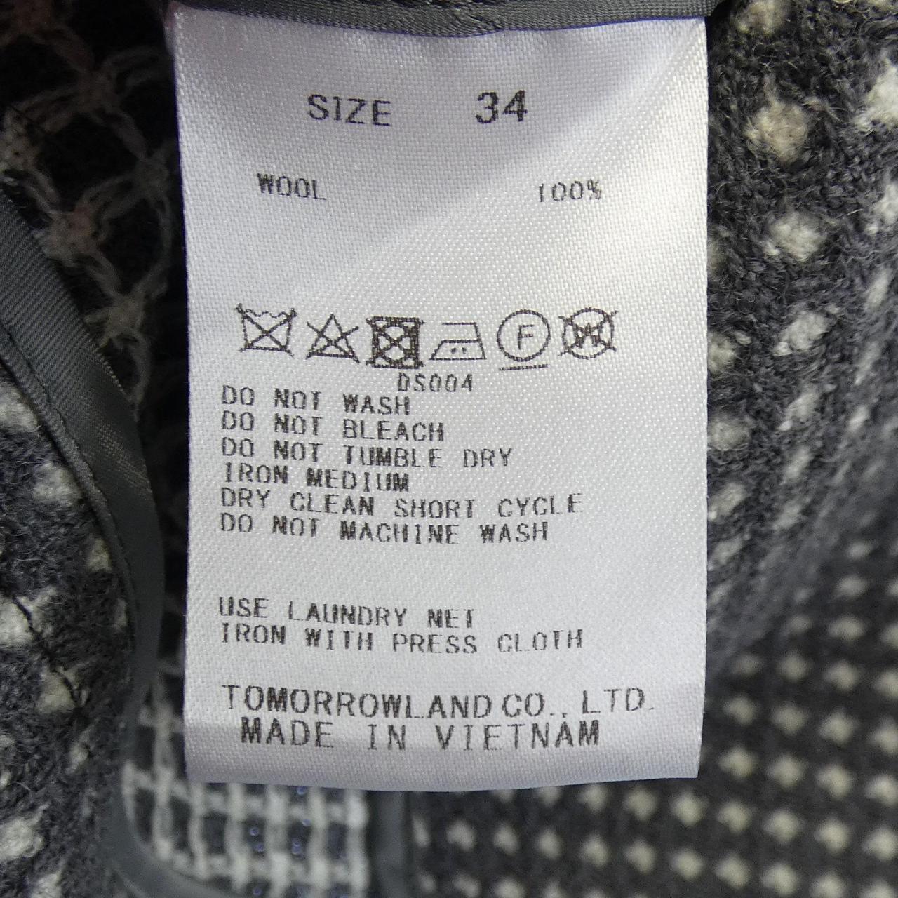 ボールジー BALLSEY ノーカラージャケット