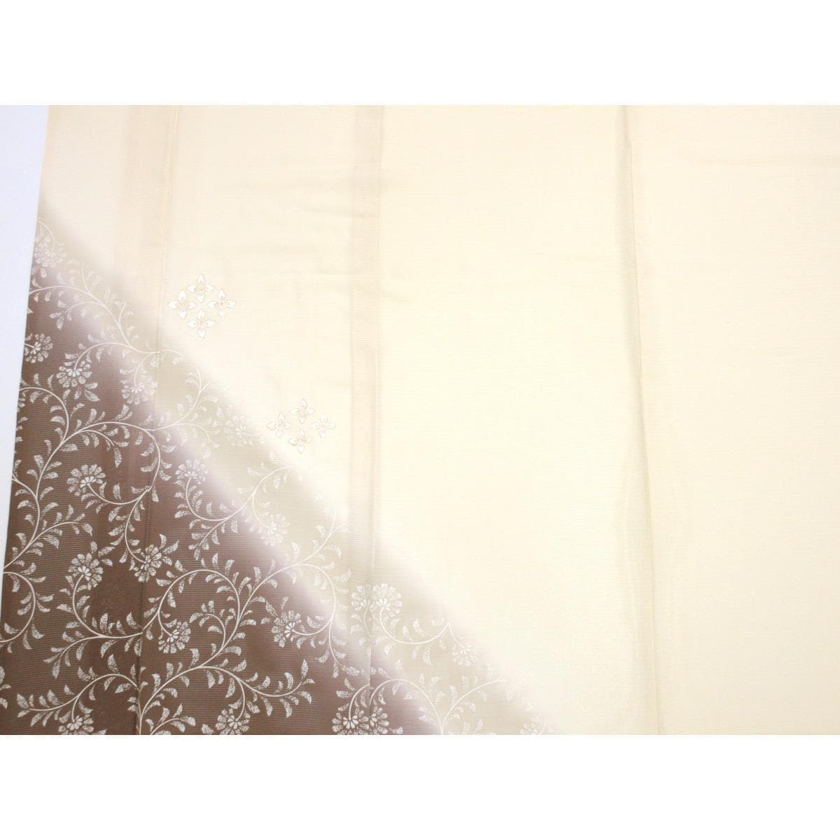 単衣　絽織訪問着　友禅加工ボカシ染　身幅Ｌ寸