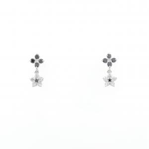 ポンテヴェキオ フラワー ダイヤモンド ピアス 0.16CT