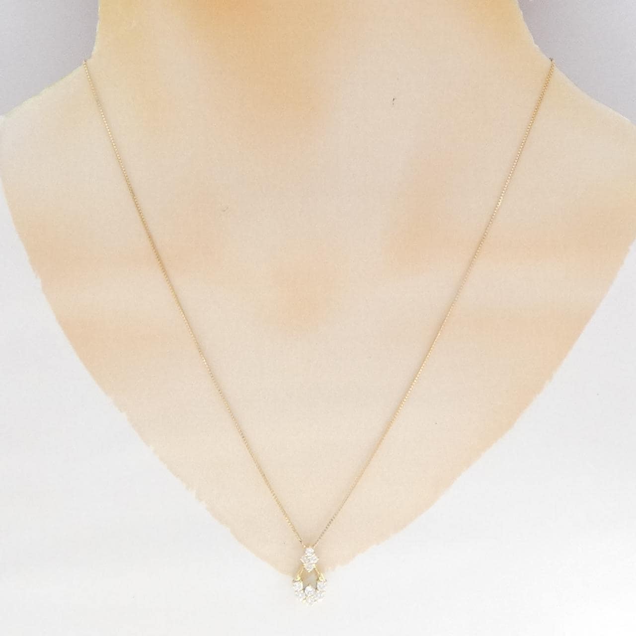 K18YG ダイヤモンド ネックレス 0.50CT