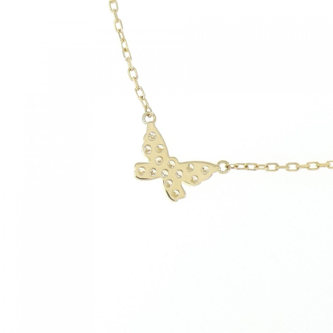アーカー バタフライ ネックレス 0.06CT