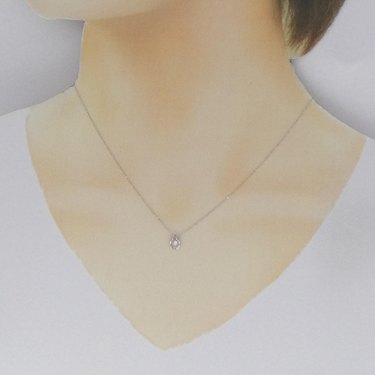 K10WG ダイヤモンド ネックレス 0.03CT