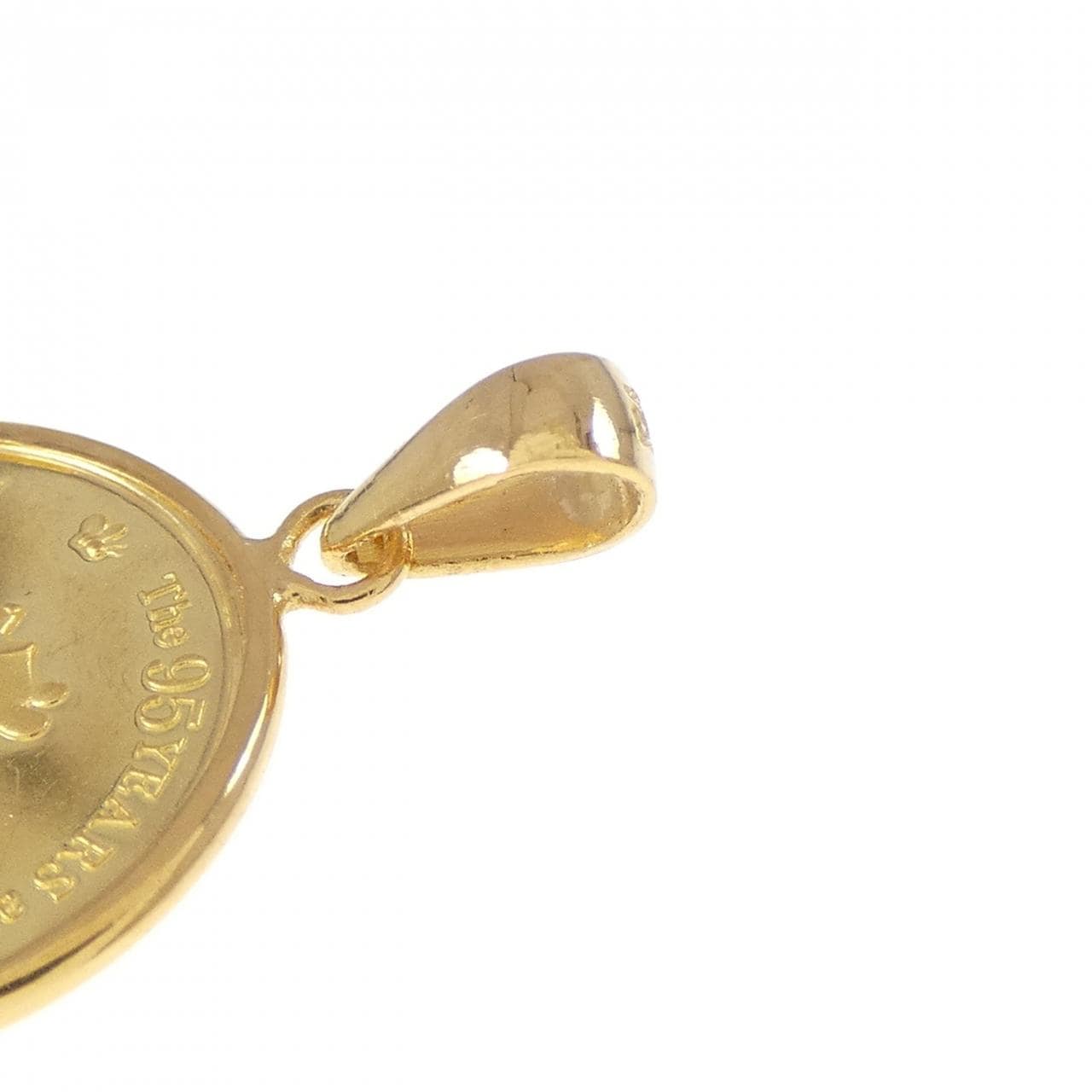 K24YG(枠) コイン ペンダント