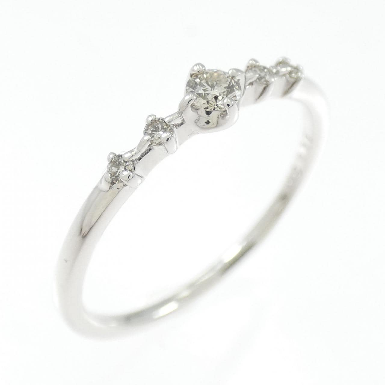 クミキョク ダイヤモンド リング 0.10CT
