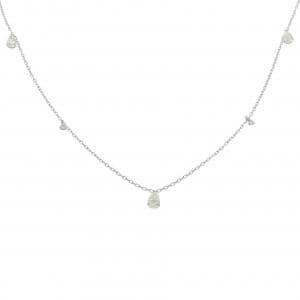 【新品】PT900/PT850 ダイヤモンド ネックレス 0.85CT
