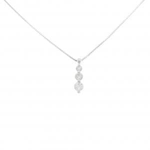 K18WG ダイヤモンド ネックレス 0.50CT