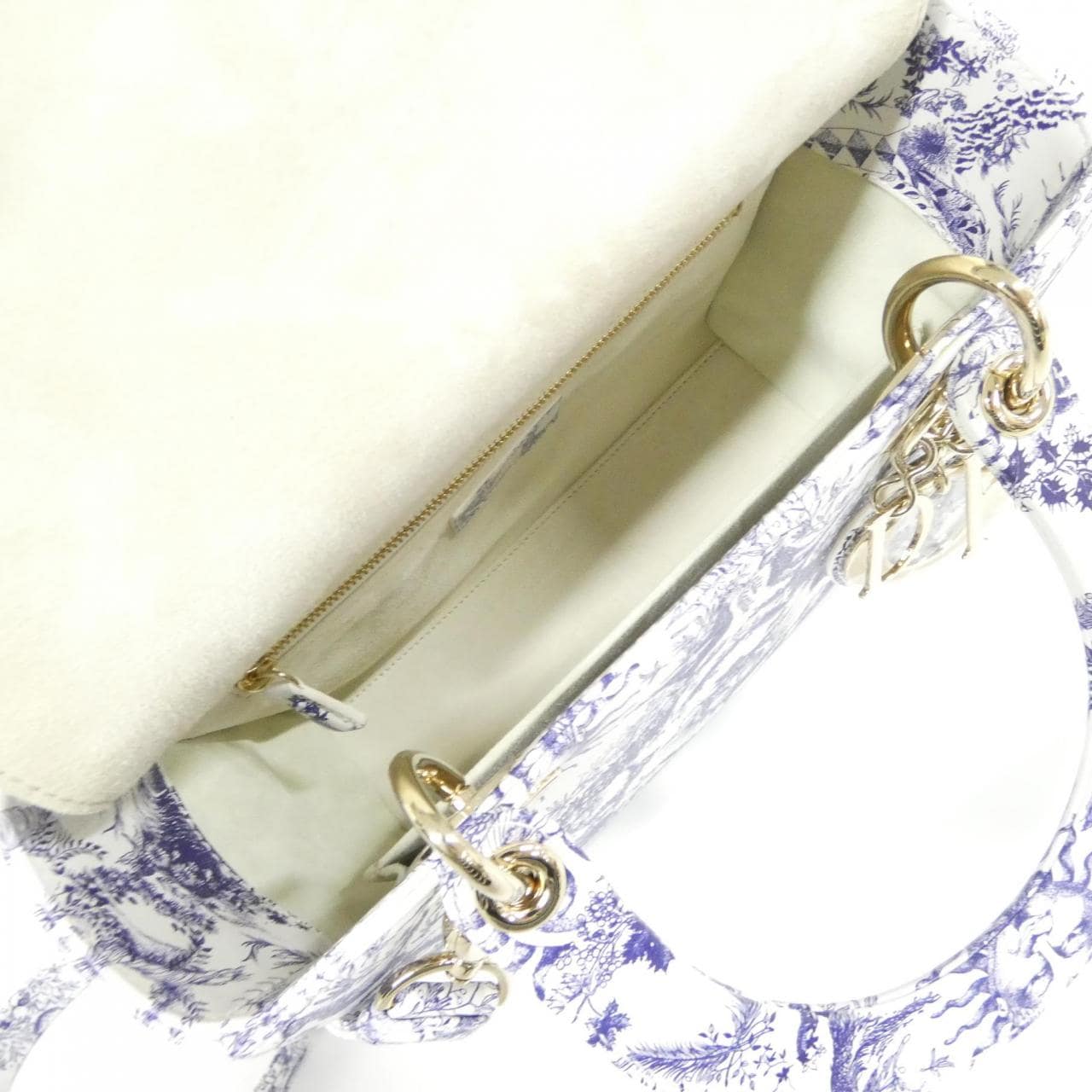 クリスチャンディオール TOILE DE JOUY SOLEIL レディ ディオール ミディアム M0565OZEM バッグ