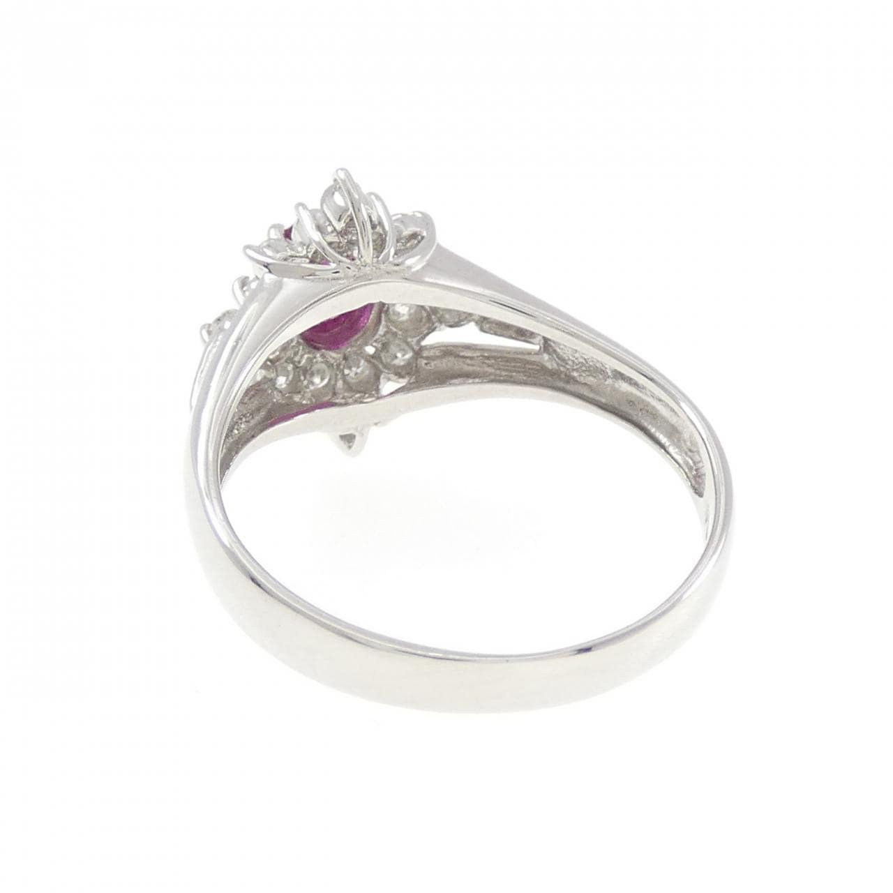 PT900 ルビー リング 0.44CT