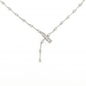 K18WG ダイヤモンド ネックレス 3.00CT