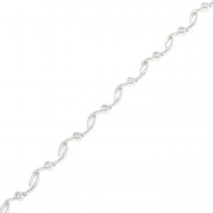 K18WG ダイヤモンド ブレスレット 0.23CT