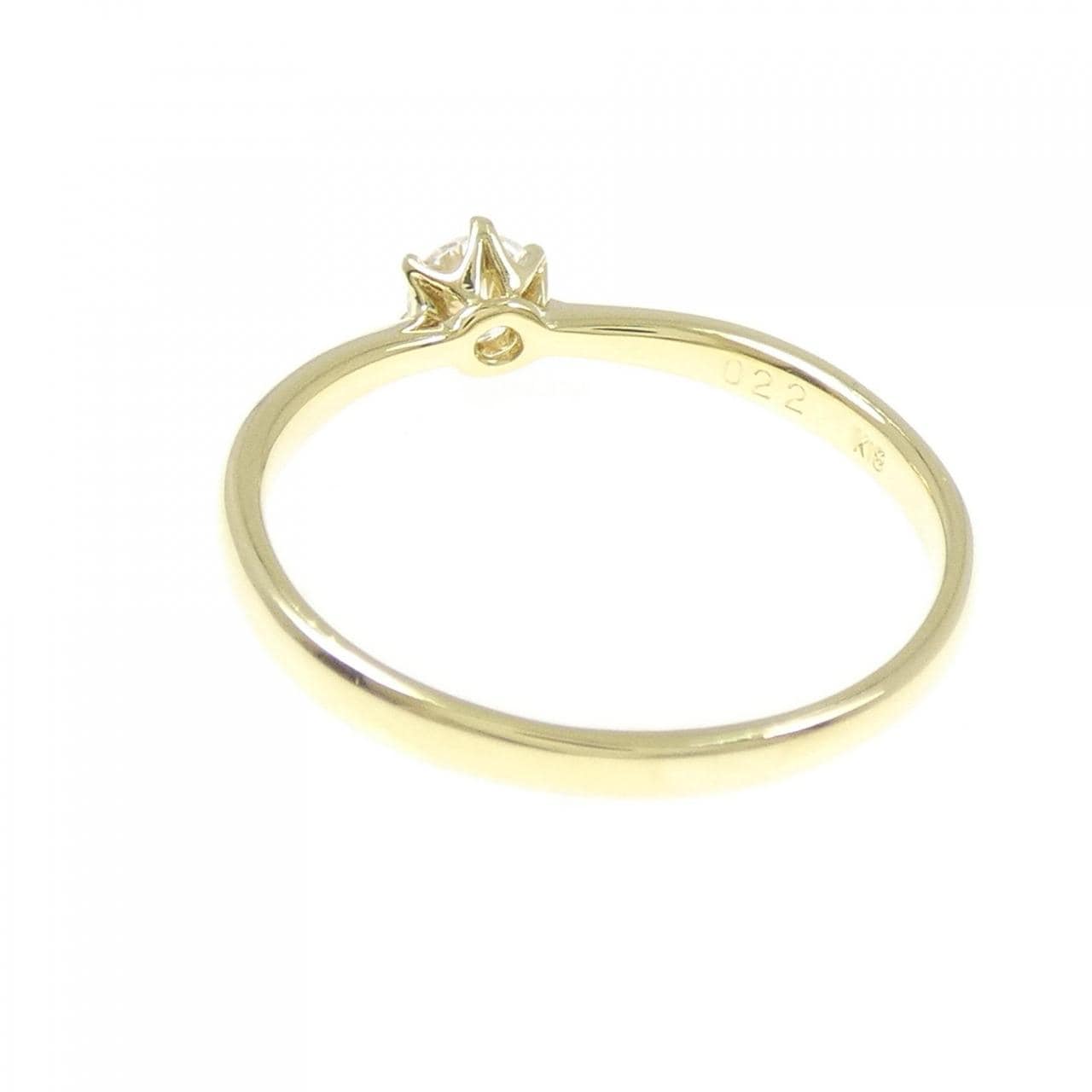 K18YG ダイヤモンド リング 0.22CT
