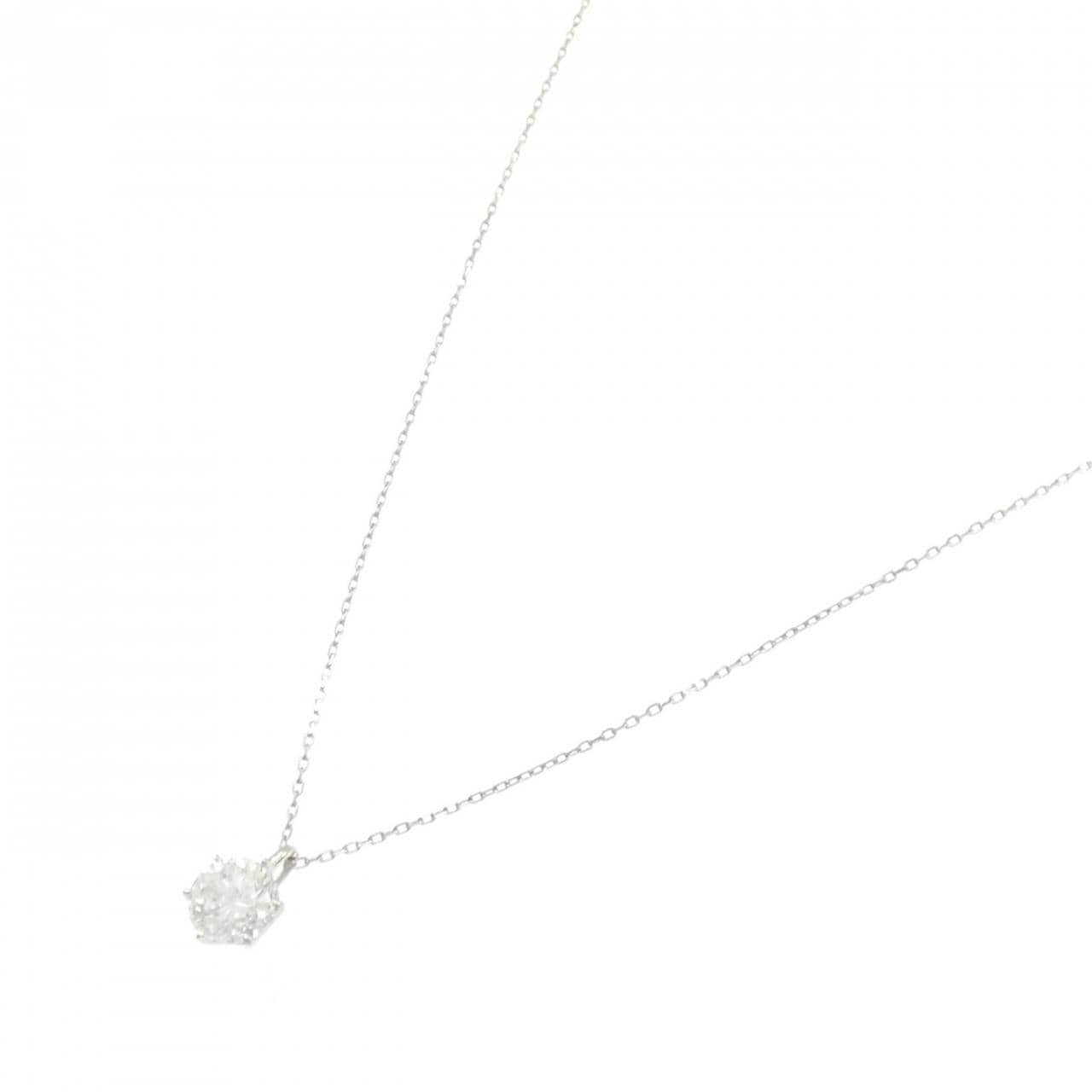 PT900/PT850 ダイヤモンド ネックレス 1.096CT F VS1 Good