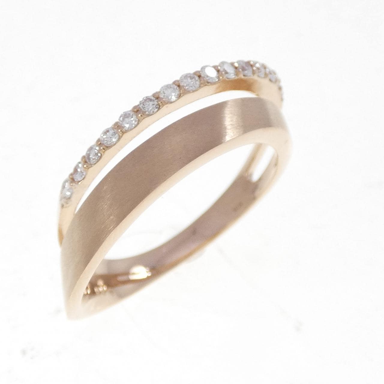 K18PG ダイヤモンド リング 0.22CT