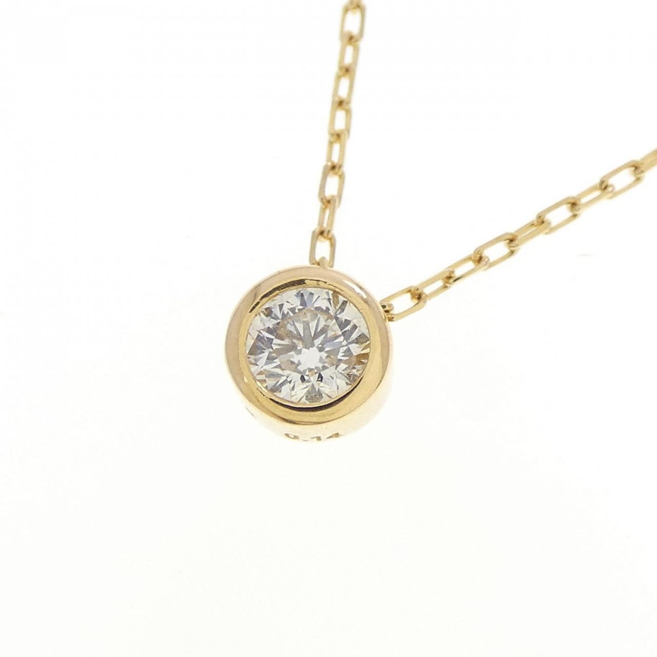 K18YG ダイヤモンド ネックレス 0.14CT
