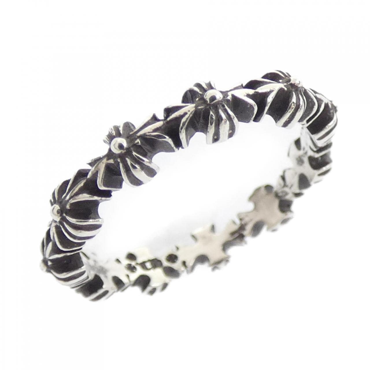 クロムハーツ CHROME HEARTS TINY E CH PLS BAND 207192003SLV RING