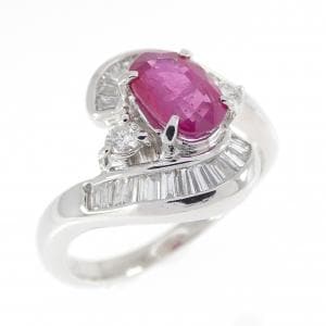 PT900 ルビー リング 1.11CT