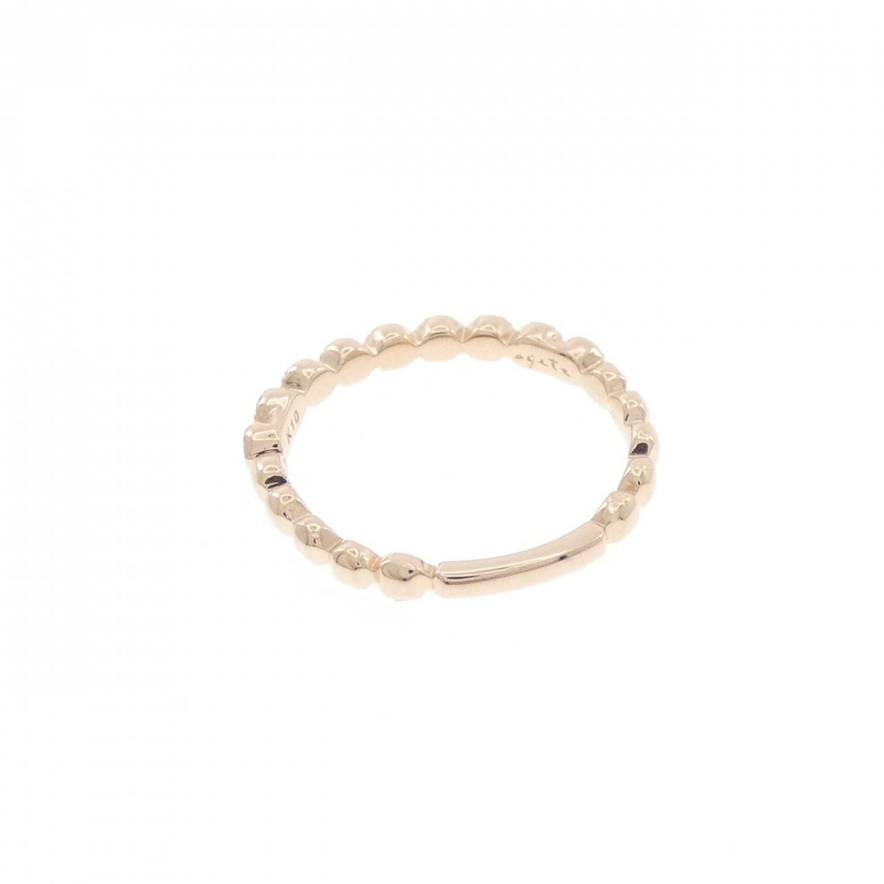 アガット ダイヤモンド ピンキーリング 0.07CT